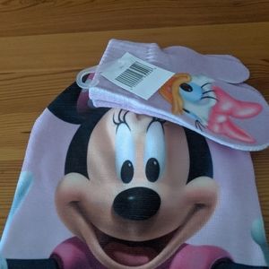 Disney beanie and gloves